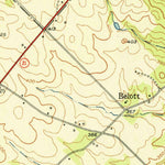 United States Geological Survey Crockett NE, TX (1951, 24000-Scale) digital map