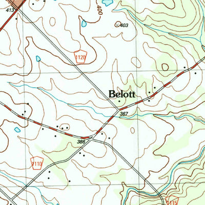 United States Geological Survey Crockett NE, TX (2004, 24000-Scale) digital map