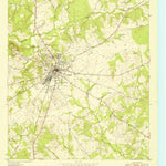 United States Geological Survey Crockett, TX (1951, 24000-Scale) digital map
