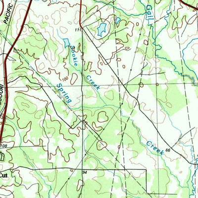 United States Geological Survey Crockett, TX (1985, 100000-Scale) digital map