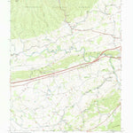 United States Geological Survey Crockett, VA (1968, 24000-Scale) digital map