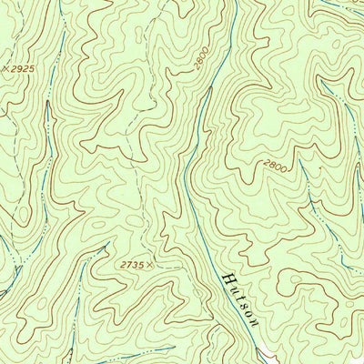 United States Geological Survey Crockett, VA (1968, 24000-Scale) digital map