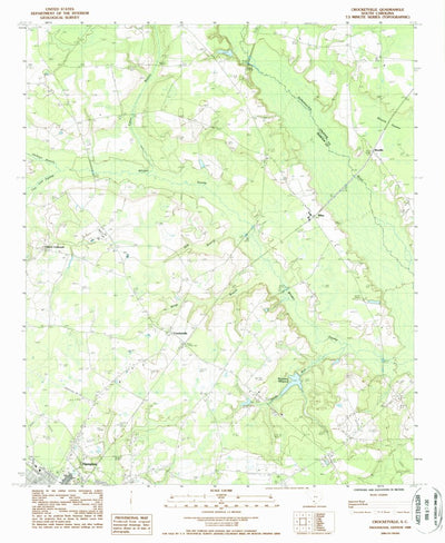 United States Geological Survey Crocketville, SC (1988, 24000-Scale) digital map