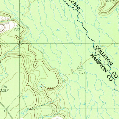 United States Geological Survey Crocketville, SC (1988, 24000-Scale) digital map