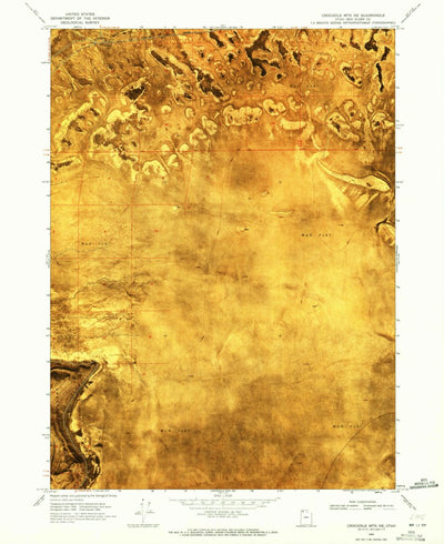 United States Geological Survey Crocodile Mountain NE, UT (1969, 24000-Scale) digital map