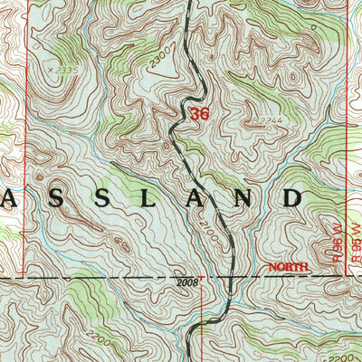 United States Geological Survey Croff, ND (1997, 24000-Scale) digital map