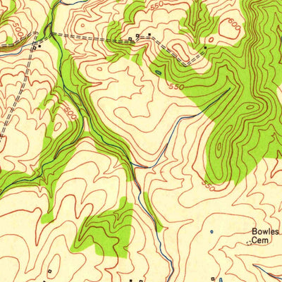 United States Geological Survey Crofton, KY (1952, 24000-Scale) digital map