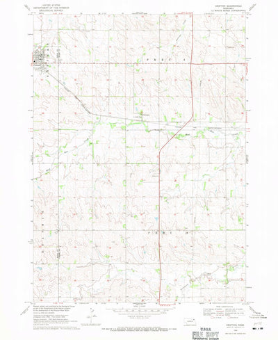 United States Geological Survey Crofton, NE (1968, 24000-Scale) digital map