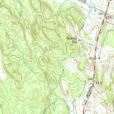 United States Geological Survey Croghan, NY (1966, 24000-Scale) digital map