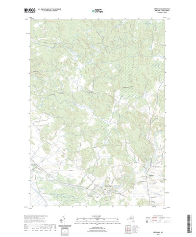 United States Geological Survey Croghan, NY (2023, 24000-Scale) digital map