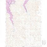 United States Geological Survey Crokett Mountains, SD (1956, 24000-Scale) digital map