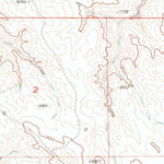 United States Geological Survey Crokett Mountains, SD (1956, 24000-Scale) digital map