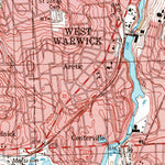 United States Geological Survey Crompton, RI (1995, 24000-Scale) digital map