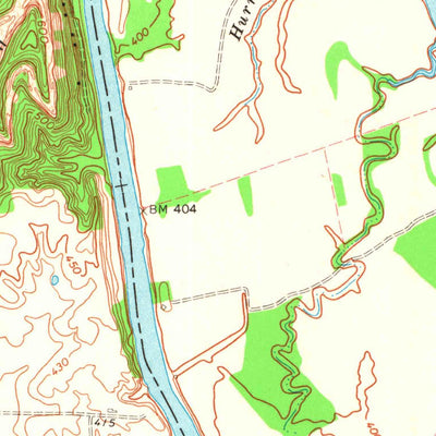 United States Geological Survey Cromwell, KY (1971, 24000-Scale) digital map