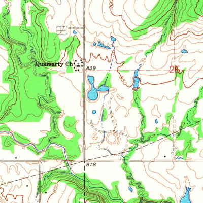 United States Geological Survey Cromwell, OK (1967, 24000-Scale) digital map