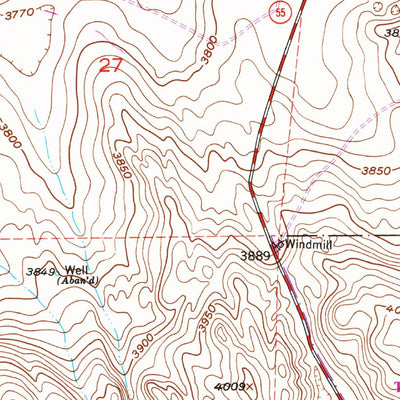 United States Geological Survey Crook, CO (1953, 24000-Scale) digital map