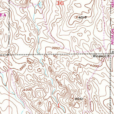 United States Geological Survey Crook, CO (1953, 24000-Scale) digital map