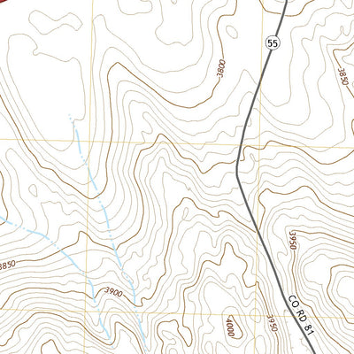 United States Geological Survey Crook, CO (2022, 24000-Scale) digital map