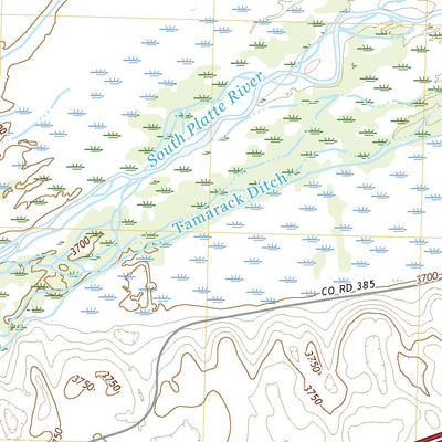 United States Geological Survey Crook, CO (2022, 24000-Scale) digital map