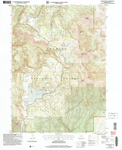 United States Geological Survey Crook Peak, OR (2004, 24000-Scale) digital map