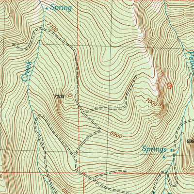 United States Geological Survey Crook Peak, OR (2004, 24000-Scale) digital map
