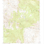 United States Geological Survey Crooked Creek, CA (1987, 24000-Scale) digital map