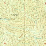 United States Geological Survey Crooked Creek, CA (1987, 24000-Scale) digital map
