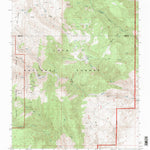 United States Geological Survey Crooked Creek, CA (1994, 24000-Scale) digital map