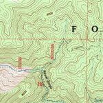 United States Geological Survey Crooked Creek, CA (1994, 24000-Scale) digital map