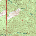 United States Geological Survey Crooked Creek, CA (1994, 24000-Scale) digital map