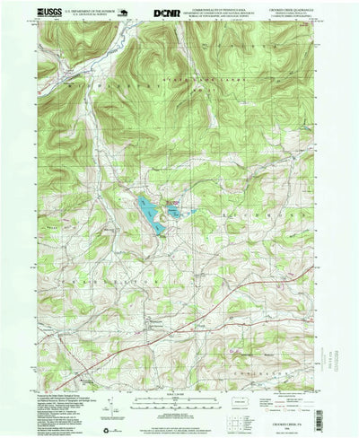 United States Geological Survey Crooked Creek, PA (1994, 24000-Scale) digital map