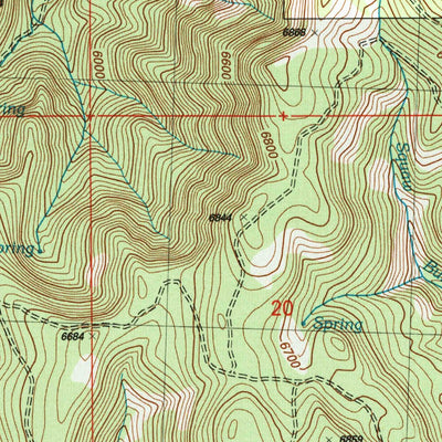 United States Geological Survey Crooked Creek Valley, OR (2004, 24000-Scale) digital map