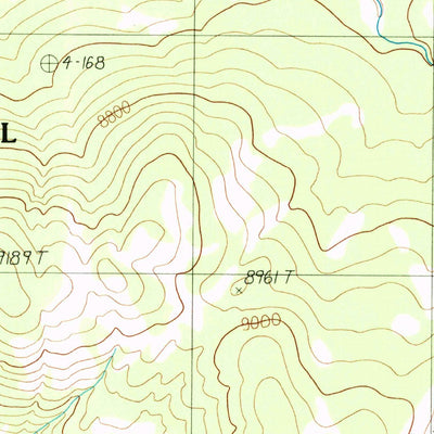 United States Geological Survey Crooked Creek, WY (1989, 24000-Scale) digital map