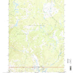 United States Geological Survey Crooked Creek, WY (1996, 24000-Scale) digital map