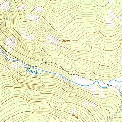 United States Geological Survey Crooked Creek, WY (1996, 24000-Scale) digital map