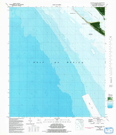 United States Geological Survey Crooked Island, FL (1982, 24000-Scale) digital map