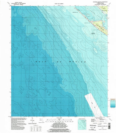 United States Geological Survey Crooked Island, FL (1994, 24000-Scale) digital map