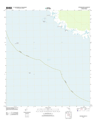United States Geological Survey Crooked Point, FL (2012, 24000-Scale) digital map