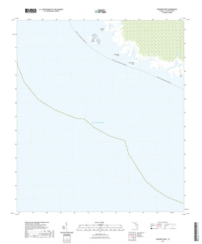 United States Geological Survey Crooked Point, FL (2021, 24000-Scale) digital map