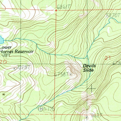 United States Geological Survey Crooked River Point, ID (1986, 24000-Scale) digital map