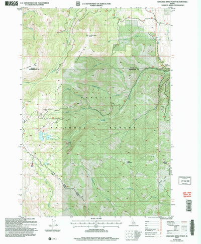 United States Geological Survey Crooked River Point, ID (2004, 24000-Scale) digital map