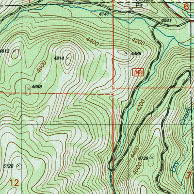 United States Geological Survey Crooked River Point, ID (2004, 24000-Scale) digital map