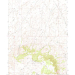 United States Geological Survey Crooks Mountain, WY (1951, 24000-Scale) digital map