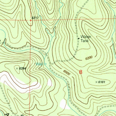 United States Geological Survey Crookson Peak, NM (1999, 24000-Scale) digital map