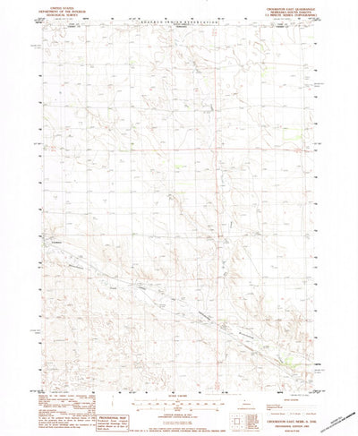 United States Geological Survey Crookston East, NE-SD (1983, 24000-Scale) digital map
