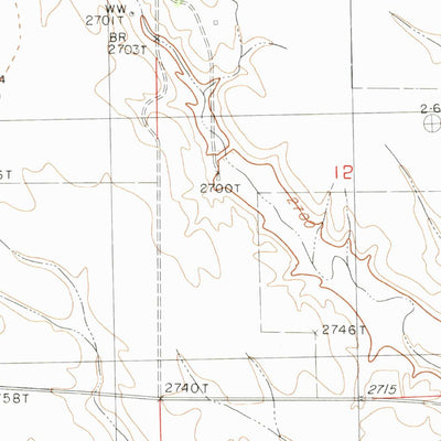 United States Geological Survey Crookston East, NE-SD (1983, 24000-Scale) digital map
