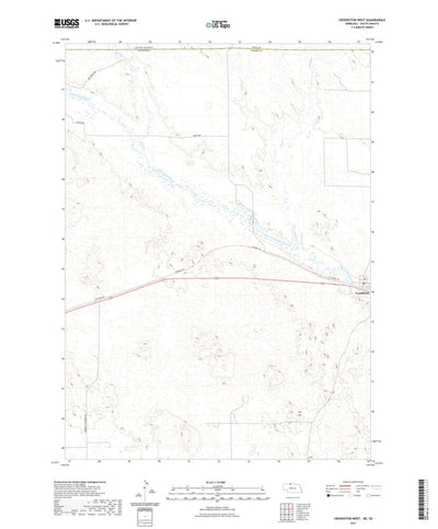 United States Geological Survey Crookston West, NE (2021, 24000-Scale) digital map
