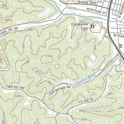 United States Geological Survey Crooksville, OH (2023, 24000-Scale) digital map