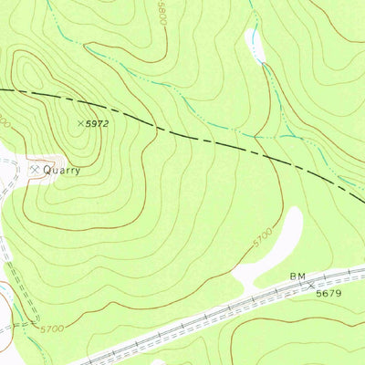 United States Geological Survey Crookton, AZ (1973, 24000-Scale) digital map