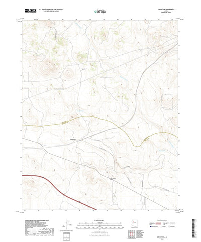 United States Geological Survey Crookton, AZ (2021, 24000-Scale) digital map